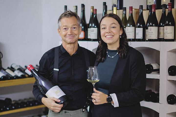 Arno von weinladen TIROL und Sara vom Café Herzstück